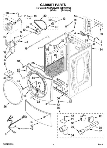 Diagram for NED7500VW0