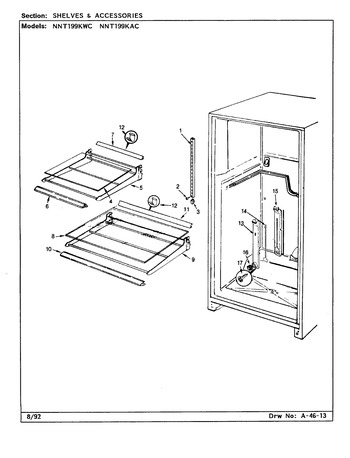 Diagram for NNT199KAC (BOM: CC69A)