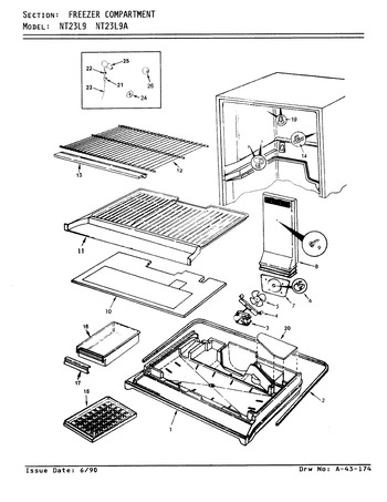 Diagram for NT23L9A (BOM: AA98B)