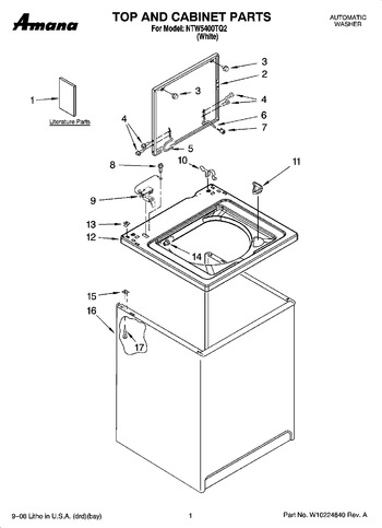 Diagram for NTW5400TQ2