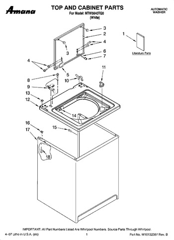 Diagram for NTW5640TQ0