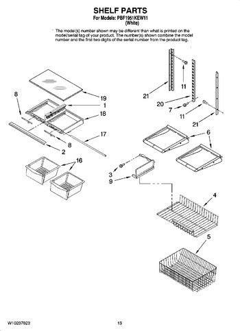 Diagram for PBF1951KEW11