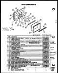Diagram for 07 - Oven Door Parts