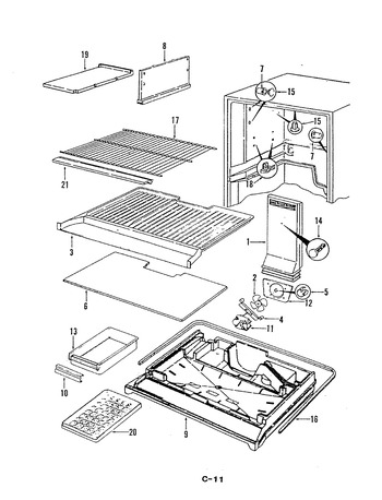 Diagram for RB17EA-2A (BOM: 5C43A)