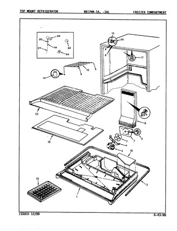 Diagram for RB17HA-1AL (BOM: 9B47A)