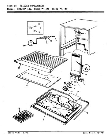 Diagram for RB17KN-1AL (BOM: AG22B)