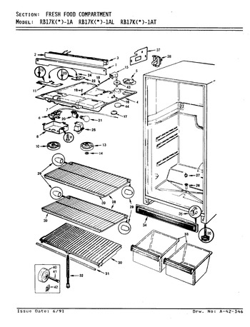 Diagram for RB17KA-1AL (BOM: BG22A)