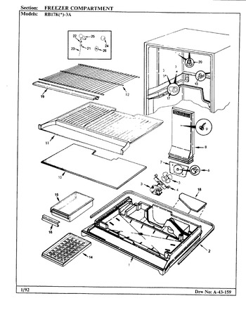 Diagram for RB17KN-3A (BOM: AG39B)