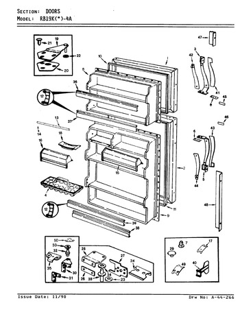 Diagram for RB19KA-4A (BOM: AG64C)