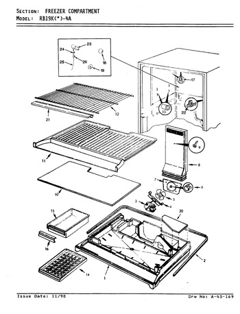 Diagram for RB19KA-4A (BOM: AG64D)