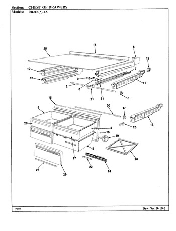 Diagram for RB21KA-4A (BOM: BG71B)