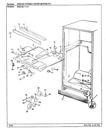 Diagram for RB21KA-4A (BOM: BG71B)