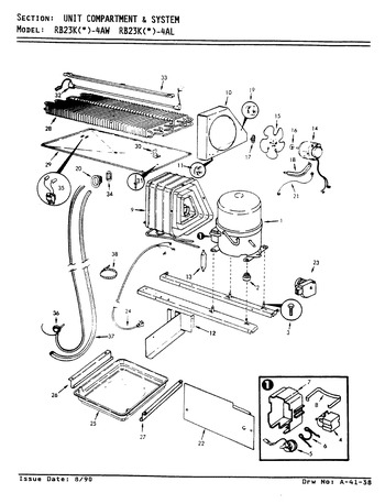 Diagram for RB23KA-4AW (BOM: AG97C)