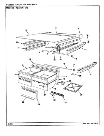 Diagram for RB23KA-4AL (BOM: CG99A)