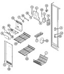 Diagram for 01 - Freezer Compartment