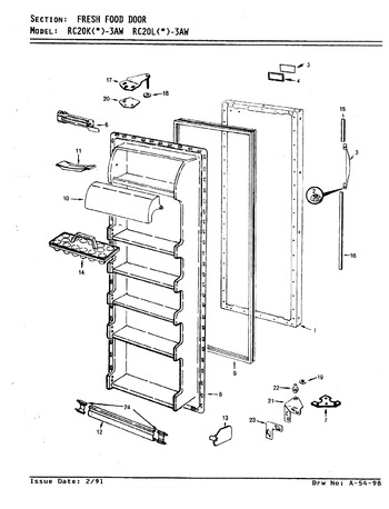 Diagram for RC20LN-3AW (BOM: BS10A)