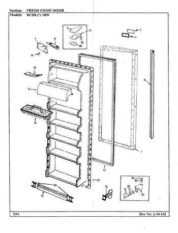 Diagram for RC20LA-3BW (BOM: BS08A)