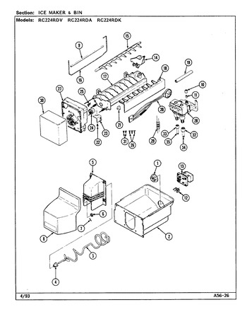 Diagram for RC224RDA (BOM: DS37B)