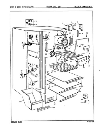 Diagram for RC22HA-3AW (BOM: 8N79A)