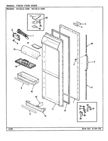 Diagram for RC22LA-3AW (BOM: CS32A)