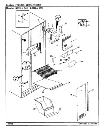 Diagram for RC22LA-3AW (BOM: CS34A)