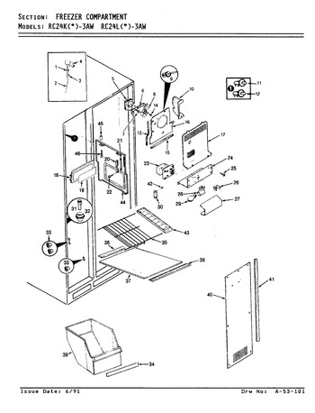 Diagram for RC24LA-3AW (BOM: BS81C)