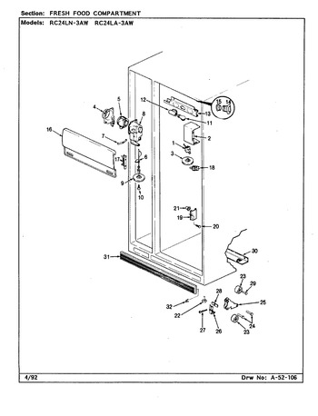 Diagram for RC24LN-3AW (BOM: CS81A)