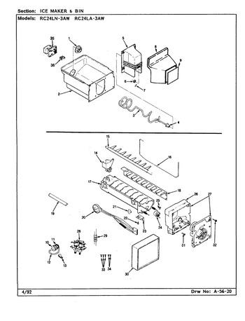 Diagram for RC24LA-3AW (BOM: CS82A)