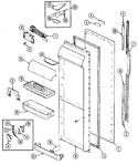 Diagram for 04 - Fresh Food Door