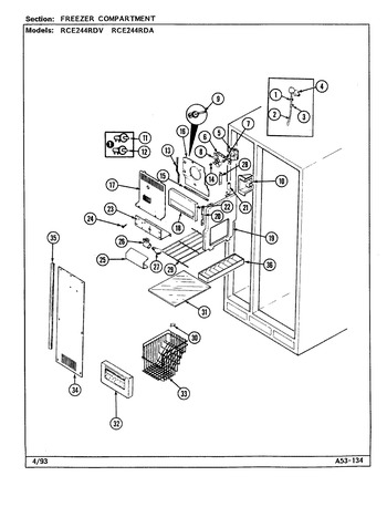 Diagram for RCE244RDV (BOM: DS85A)