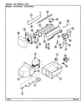 Diagram for RCE244RDA (BOM: DS86A)