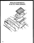 Diagram for 02 - Broiler Compnt Slide Out Panel/drawer