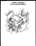 Diagram for 03 - Cabinet Assy 20``