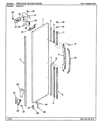 Diagram for RSD22A (BOM: 9M05A)