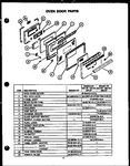 Diagram for 06 - Oven Door Parts