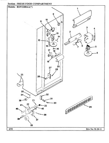 Diagram for RSW2200AAW (BOM: CM31A)