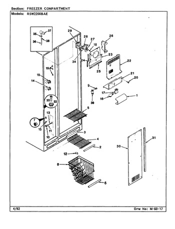 Diagram for RSW2200BAE (BOM: CM36A)