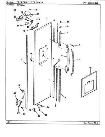 Diagram for RSW22A (BOM: AM31D)