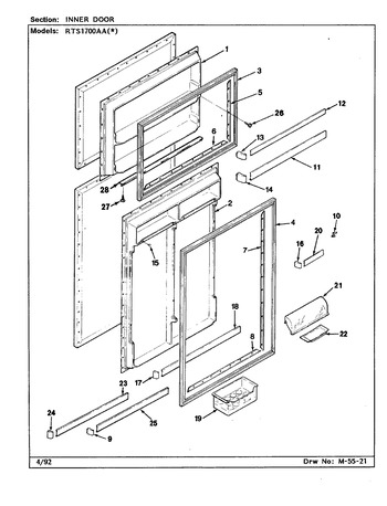 Diagram for RTS1700AAL (BOM: CH21B)