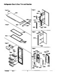 Diagram for 11 - Ref Door & Door Trim And Handles