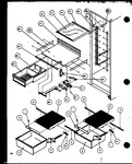 Diagram for 09 - Ref Shelving And Drawers