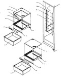 Diagram for 16 - Ref Shelving And Drawers