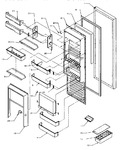 Diagram for 14 - Ref Door