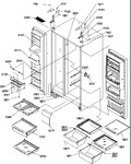 Diagram for 12 - Ref/fz Shelves, Lights, And Hinges