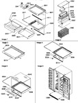 Diagram for 04 - Deli, Shelves, Crisper Assemblies & Acs