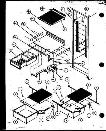 Diagram for SW22MBW (BOM: P1153504W W)