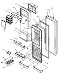 Diagram for 12 - Ref Door