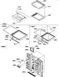 Diagram for 12 - Shelves/deli, Crisper Assy & Toe Grille