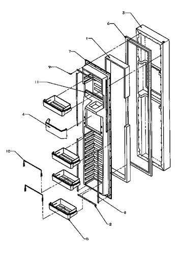 Diagram for SXDE27QW (BOM: P1162208W W)