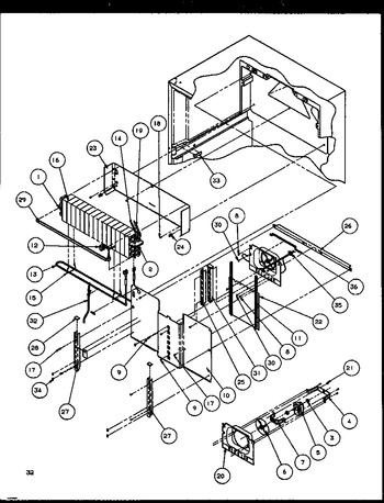 Diagram for TZI22RE (BOM: P1168007W E)